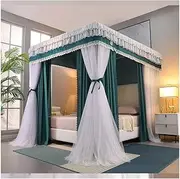 Mosquito Net for 1.2m/4ft Bed, Home Luxury Bed Canopy - Blackout & Dustproof, Easy to Install (Color : Style 3, Size : 1.2x2x2m)