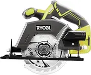 [RYOBI] 18 V ONE+ Cordless Circular Saw R18CSP-0 (Saw Blade Diameter 150 mm, Cutting Depth 90°/45° 45/32 mm, Tool-Free Depth Adjustment, Includes Parallel Stop, O, Battery and Charger in Box)