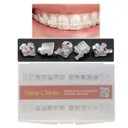 Orthodontic Self Ligating Bracket Empower Ceramic Sapphire Brace Roth 022 345 AO