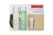 Clarins: My Cleansing 4 Piece Gift Set - Combo / Oily (200ml Cleansing Milk & Toning Lotion)