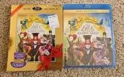 Disney's Alice through the Looking Glass (Blu-ray, 2016) Brand New/Sealed