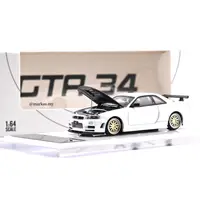 在飛比找蝦皮購物優惠-時間微型 1/64 NISSAN GT-R R34 Z-TU