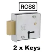 ROSS 6 Lever Keyed Safe Lock - Model 102-2 - Locks Up/Left -Safes - Gun Safe