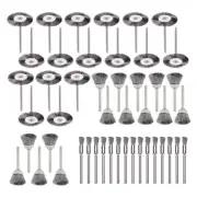 45Pcs Wire Wheel Cup Pen Brush Mix Set For Dremel Rotary Tool Accessories