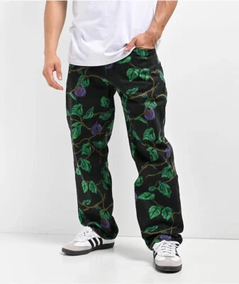 Obey Men's Denim Jeans Hardwork Printed Rosin Size 32 NWT