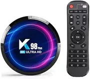 CHROX Android 13.0 TV Box,K98 Plus 4GB RAM 64GB ROM RK3528 Quad-Core Wifi6 Dual Band 2.4G/5.8G Ethernet 1000M BT5.0 8K/4K HDR10+ Ultra HD USB3.0 Smart Home Player,4gb+64gb