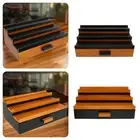Perfume Storage Display Risers Stable 3-Tiers Cologne Organizer for Home RuJaa