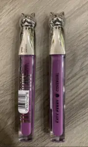 Lot Of 2, Katy Perry Katy Kat Lip Gloss Covergirl - KP33 Catnip & KP30 Candy Cat