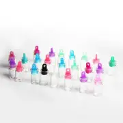 100pcs Cork Stopper Glass Vial Jars Containers Bottle Craft DIY Pendant 0.5ml