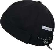 [YAMEE] Docker Cap, Docker Hat, Sailor Hat, Harbour Hat, Men's Hat, Biker Cap, Hiking Hat, Docker Cap, Headwear, Sailor Cap, (Head Circumference Adjustable)