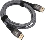 DisplayPort 2.1 Cable, 40Gbps DisplayPort Male to Male Cable[16K@30Hz, 10K@60Hz, 8K@60Hz, 4K@240Hz], Support 3D, Dynamic HDR, FreeSync, G Synx, for Displays, Graphics Card