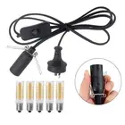 E14 LED Corn Bulb Dimmable 220V +For Himalayan Salt Lamp 1.8M Power Cord Cable