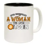 Never Understimate A Woman Who Loves Bitcoin Mug Cup
