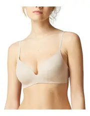 [Simone Perele] Essentiel Wirefree Padded Bra in Beige