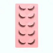 Full Strip 3D Curl Fake Lashes Faux Mink Lashes Eyelashes Extension