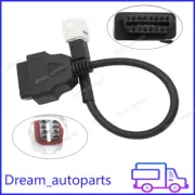 Fits Yamaha R1 R6 MT09 4Pins OBD2 OBDII Cable Diagnostic Adapter Connector