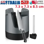 (1 PACK) Kitchen Chef Knife & Scissors Sharpener for Straight & Serrated Knives
