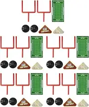 Table Football Game - 5 Sets of Childrens Tabletop Football | Table Top Sports Games with Goal Post and Cards Finger Toys | Indoor Sports Parties Accessories Interactive Activities for Holiday Birthda