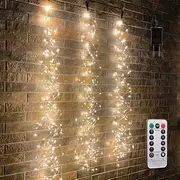 Waterfall String Lights LED Fairy Lights 2m 200LEDs Vines Lights Copper Wire Christmas Wedding Party Holiday Tree Decoration