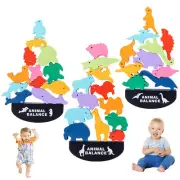 Balance Game Stacking High Toy Building Blocks Animal Wooden Educational Toys