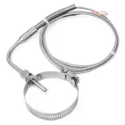 EGT Thermocouple Sensor K Type Right Angle 80x5mm Temperature Probe + 3.3 Ft 1M