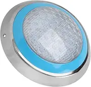 LED Underwater Swimming Pool Light Stainless Steel Pool Lamp 45W RGB Color IP68 Waterproof Remote Controller Wall Mounted