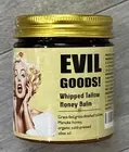Evil Goods Whipped Tallow Honey Balm For Face, Lips & Body 4oz Jar