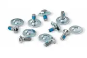 8-6m x 16mm BURTON UNIVERSAL SNOWBOARD BINDING HARDWARE SCREWS SET BY TEST PILOT