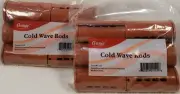2 PACKS OF Annie Cold Wave Rods Hair Roller Curling Wavy Curl Perms 1 1/2"