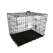 Salesbay 30inch Collapsible Pet Dog Cage Metal Crate Portable Cat Rabbit House
