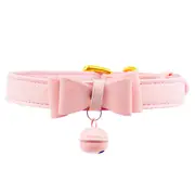 Love In Leather Bow Collar with Cat Bell