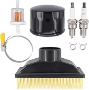ApplianPar Air Filter Cleaner 11013-0727 Oil Filter Spark Plug Fuel Filter Tune Up kit for Kawasaki FR541V FR600V 4-Cycle Engines Lawn Mower Replaces 11013-7050 99999-0383