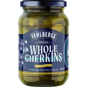 Fehlbergs Crunchy Sweet Spiced Gherkins Original Recipe 530g