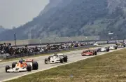Patrick Tambay McLaren M26 Ford leads Hans Joachim Stuck Shad- 1978 Old Photo