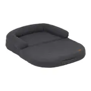 Tedi's Foldable Human Size Dog Calming Bed Memory Foam Orthopedic XL in Grey