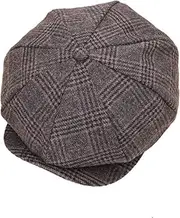 [WLHZD] Wool Newsboy Cap for Men Women Classic Vintage Gatsby Lvy Cabbie Hat Flat Beret Cap