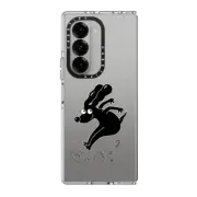 Galaxy Z Fold6 Clear Case Dog Splashing