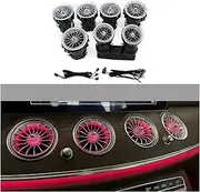 64 Colors Atmosphere Light Compatible With Mercedes-Benz C/GLC/E-class W205 X253 W253 W213 2015-2021 LED Turbine Air Vent Ambient Light(Compatible With E-class W213)