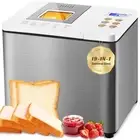 19-in-1 Smart Dual Heaters Bread Maker With Heat-Conductive Nonstick Ceramic ...
