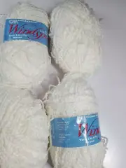 Lot of 4 Skeins Columbia Minerva Windspun Yarn-Angel- Each Skein 159 Yards-NEW