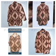 Size XS-XL Tan, Green NWT Pendleton Ladies' Wool Blend Walker Coat