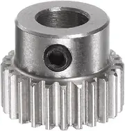 HARFINGTON Pinion Gear 5mm Bore 24T Mod 0.5 Stainless Steel Spur Diff Differential Motor Gear RC Car Replacement Parts