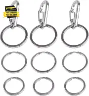 Pet Tag Quick Clips, Cat & Dog Collar Clips for Id Tag, Dog Tag Clip, Stainless