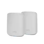 Netgear Orbi Ax1800 Dualband Mesh Wifi 6 System 2 Pack