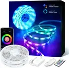 LED Strip Lights,32.8ft RGB Light Strips Works with Alexa,Google Assistant