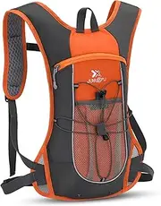 Lightweight Cycling Backpack Water- Sport Hydration Backpack Shoulder Bag for Biking Hiking Running Orange