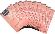 Amazon Basics Wirebound Notepad, Headbound Ruled, 160 Pages, 125mm x 200mm, [10-Pack]
