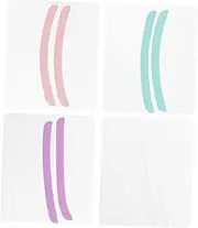 minkissy Silicone Lash Lift Pads 4 Sets Eyelash Perm Shields for Wrinkle Prevention Skin Elasticity