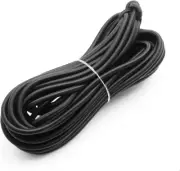 1/4 Inch Elastic Bungee Cord Shock Marine Grade Black 30FT Bungee Kayak Stretch