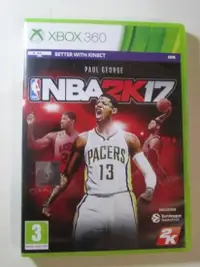 在飛比找露天拍賣優惠-XBOX360 NBA 2K17 中文版(KINECT)